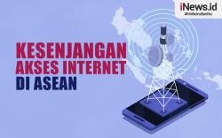 Infografis Kesenjangan Akses Internet di ASEAN Masih Tinggi