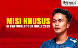 Infografis Misi Khusus Anthony Ginting di BWF World Tour Finals 2023