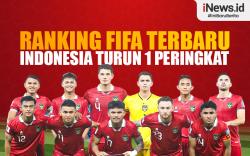 Infografis Ranking FIFA Terbaru: Indonesia Turun Satu Peringkat