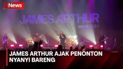 Momen Syahdu James Arthur Ajak Penggemar Nyanyi Bareng Rewrite the Stars