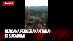 Pergerakan Tanah Terjang Cireunghas Sukabumi, 1 Rumah Warga Ambruk 