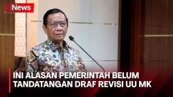 Menkopolhukam Ungkap Alasan Pemerintah Belum Tandatangani Draf Revisi UU MK