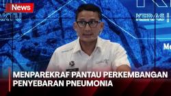 Ramai Soal Kasus Penyebaran Pneumonia, Menparekraf Sandiaga Uno: Indonesia Masih Terkendali  