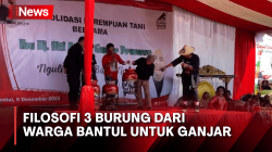 Warga Bantul Titipkan 3 Burung kepada Siti Atikoh, Harap Ganjar-Mahfud Presiden 2024