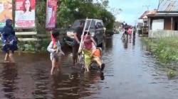 Sungai Kahayan Palangka Raya Meluap, Banjir di Jekan Raya Semakin Meluas