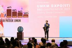 Buka BRILianpreneur 2023, Presiden Jokowi Minta Kredit Perbankan ke UMKM Dipermudah