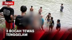 3 Bocah Ditemukan Tewas Tenggelam di Sungai Lukulo Kebumen