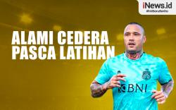 Infografis Radja Nainggolan Alami Cedera Pasca Latihan