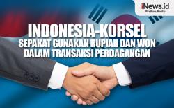 Infografis Indonesia-Korsel Sepakat Gunakan Rupiah dan Won dalam Transaksi Perdagangan