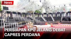 Begini Persiapan KPU Jakpus Jelang Debat Capres Nanti Malam