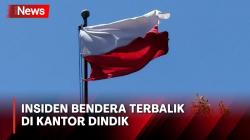 Heboh! Bendera Merah Putih Terbalik di Kantor Dindik Pemkab Ngawi