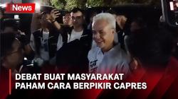 Debat Capres Perdana, Ganjar: Membuat Masyarakat Memahami Cara Berpikir Capres