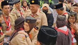 Tangis Haru Siti Atikoh Ganjar Pecah saat Musda Pramuka Kwartir Daerah Jateng