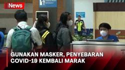 Puncak Mudik Nataru, Pihak Bandara Sultan Hasanuddin Makassar Imbau Penggunaan Masker<