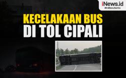 Infografis Kecelakaan Bus di Tol Cipali 