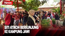 Momen Siti Atikoh Dialog dengan Pelaku UMKM hingga Bicarakan Kedaulatan Pangan di Kampung Jawi