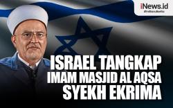 Infografis Israel Tangkap Imam Masjid Al Aqsa Syekh Ekrima
