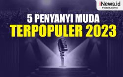Infografis 5 Penyanyi Muda Terpopuler Sepanjang 2023