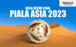 Infografis Bola Resmi Final Piala Asia 2023 Diperkenalkan