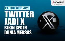 Infografis Kaleidoskop 2023: Perubahan Twitter Jadi X Bikin Geger Dunia Medsos