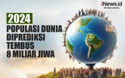 Infografis Tahun Baru 2024, Populasi Dunia Diprediksi Tembus 8 Miliar Jiwa