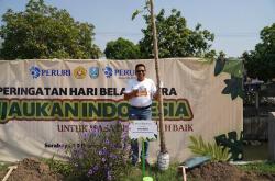 Peringati Hari Bela Negara, Peruri Tanam 500 Pohon di UPN Veteran Jatim