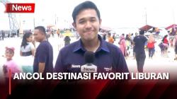 Suasana Ancol pada Libur Tahun Baru, Pantai Menjadi Destinasi Favorit Keluarga