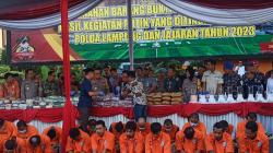 Polda Lampung Ungkap 1.331 Kasus Narkoba di 2023, Tangkap 1.662 Tersangka<