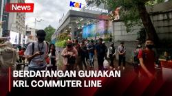 Warga Daerah Penyangga Tak Ketinggalan Ikut Car Free Night, Berdatangan Gunakan KRL Commuter Line