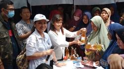 Caleg Partai Perindo Gelar Bazar Minyak Goreng Murah di Tambun Bekasi