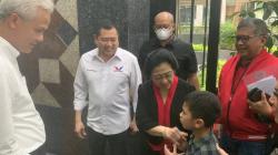 Rapat TPN, HT Sambut Kedatangan Megawati dan Ganjar
