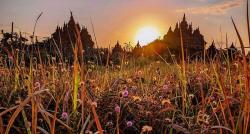 Kampung Unik di Klaten Punya Pemandangan Sunset Cantik Berlatar Candi Kembar 