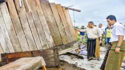 Puting Beliung Terjang Ruteng Manggarai, 50 Rumah Rusak