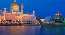 Indahnya Masjid Sultan Omar Ali Saifuddien, Tempat Akad Pangeran Mateen dan Anisha Rosnah
