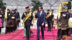 Tampil Menawan, Presiden Jokowi Hadiri Royal Wedding Pangeran Mateen dan Anisha Rosnah