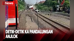 KA Pandalungan Anjlok di Stasiun Tanggulangin Sidoarjo, PT KAI: Kami Minta Maaf