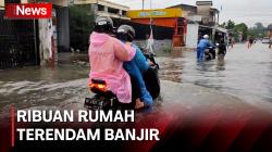  Ribuan Rumah di Pangkalpinang Terendam Banjir akibat Hujan Deras
