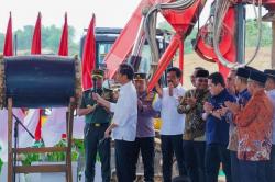 Presiden Jokowi dan Menag Gus Yaqut Resmikan Pembangunan Masjid Negara di IKN Rp940 Miliar<