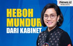 Infografis Tanggapan Sri Mulyani soal Heboh Mundur dari Kabinet