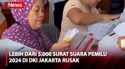 Lebih dari 5.000 Surat Suara di DKI Jakarta Rusak, Paling Banyak Surat Suara DPR RI