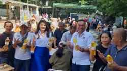 Caleg Perindo Gelar Pemeriksaan Kesehatan dan Bazar Minyak Goreng, Natalia: Semoga Bermanfaat