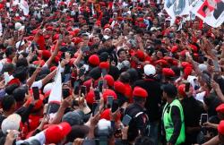 Kampanye Terbuka di Sidoarjo, Ganjar Disambut Teriakan Presiden oleh Lautan Manusia