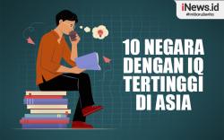 Infografis 10 Negara dengan IQ Tertinggi di Asia 