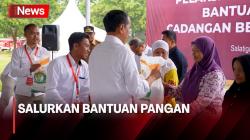 Jokowi Kunjungan Kerja ke Salatiga, Salurkan Bantuan Pangan ke Masyarakat