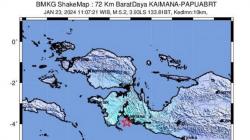 Penyebab Gempa Kaimana M5,4 di Papua Barat, BMKG: Akibat Aktivitas Sesar Tarera-Aiduna