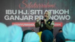 Silaturahmi dengan Pekerja Industri Kelautan, Siti Atikoh: Ganjar-Mahfud Akan Stabilkan Harga Bahan Pokok