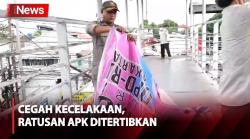 Cegah Kecelakaan Lalu Lintas, Ratusan APK Ditertibkan Petugas Gabungan