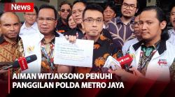 Didampingi Advokat dan Relawan, Aiman Witjaksono Penuhi Panggilan Polda Metro Jaya