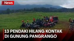 Diduga Lewat Jalur Ilegal, 13 Pendaki Hilang Kontak di Gunung Gede Pangrango 