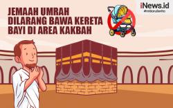 Infografis Jemaah Umrah Dilarang Bawa Kereta Bayi di Area Kakbah 